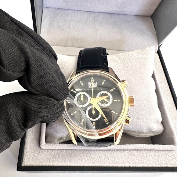NOS ANDROID Chronograph 100M Stainless Steel Watch AD304 - Picture 4 of 11